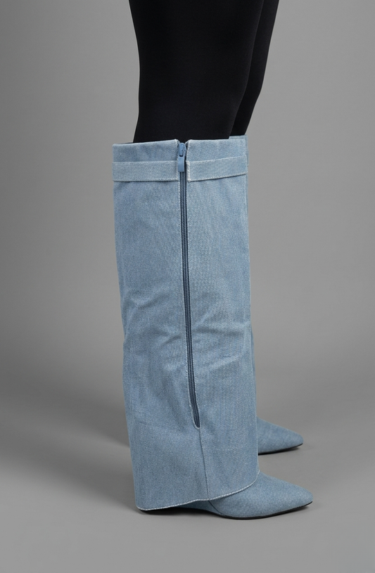 Adelaide Suede Knee Boots