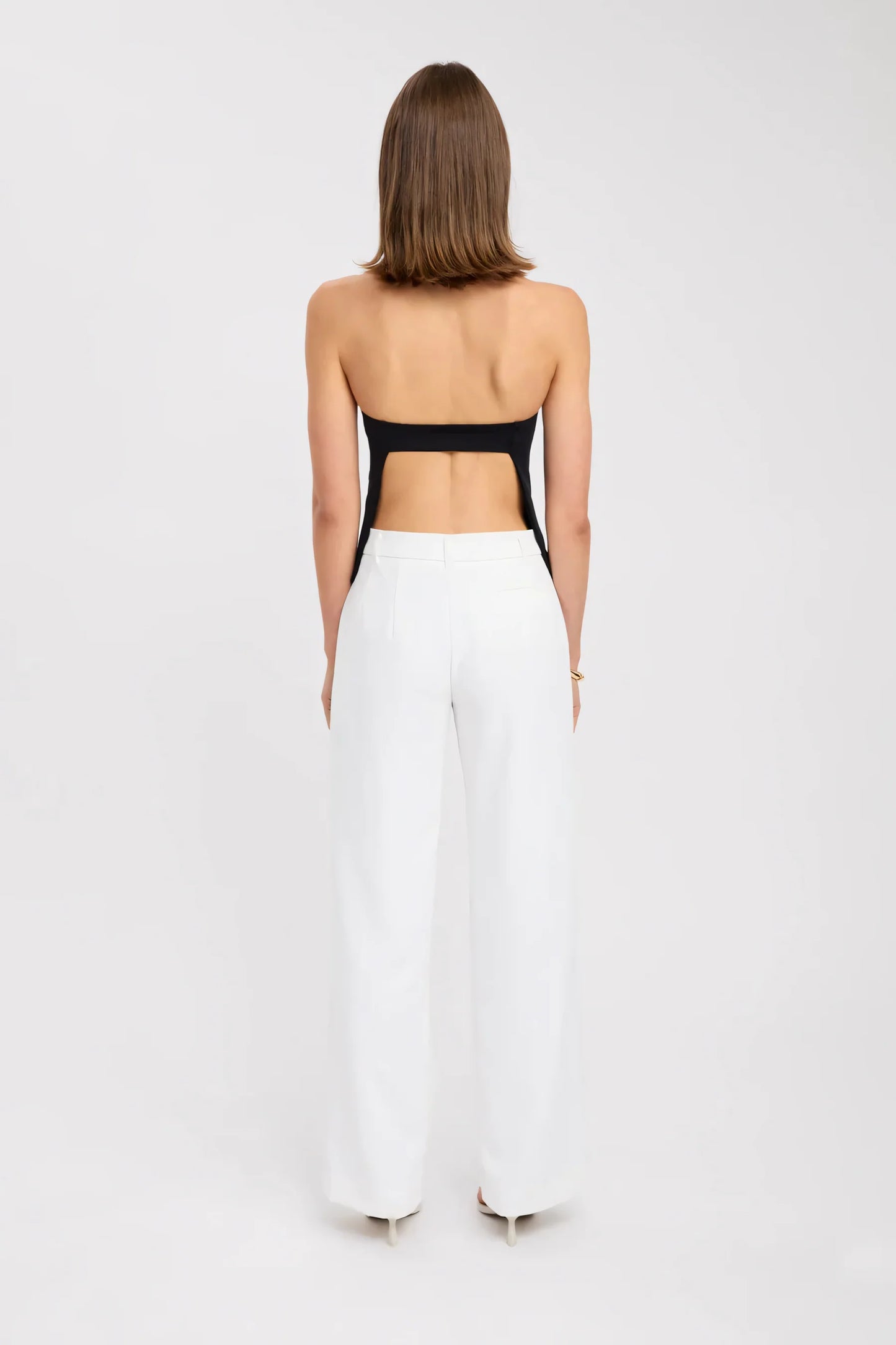 Vaela High Neck Halter Ladies Summer Top