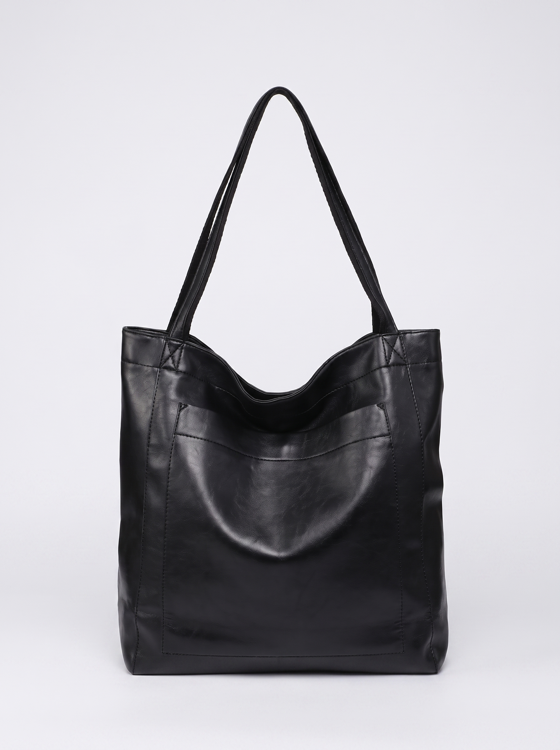 Eilidh Women's Large Vegan Leather Tote Bag, Vintage Oversized Shoulder Bag