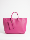Rosaline Women's Large Vegan Leather Tote Bag, Structured Work Shoulder Bag