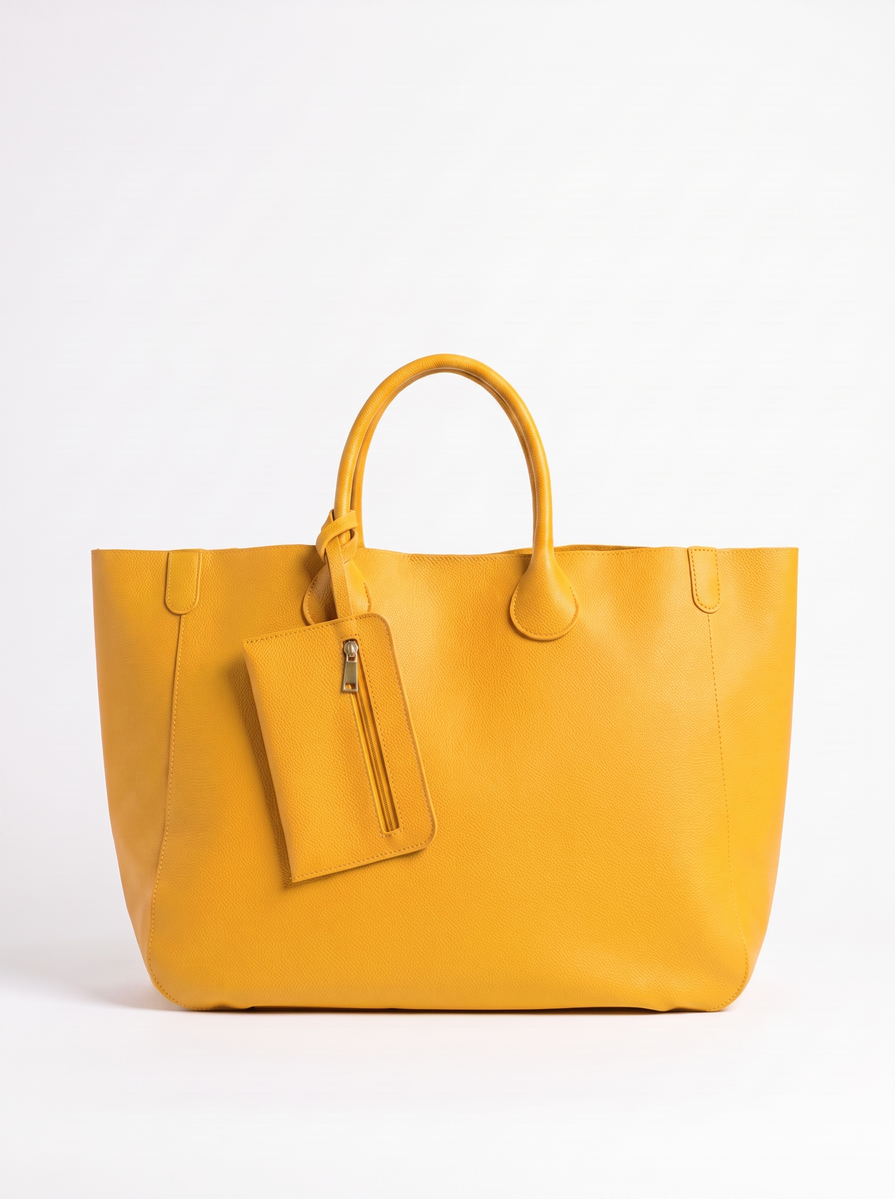 Rosaline Women's Large Vegan Leather Tote Bag, Structured Work Shoulder Bag