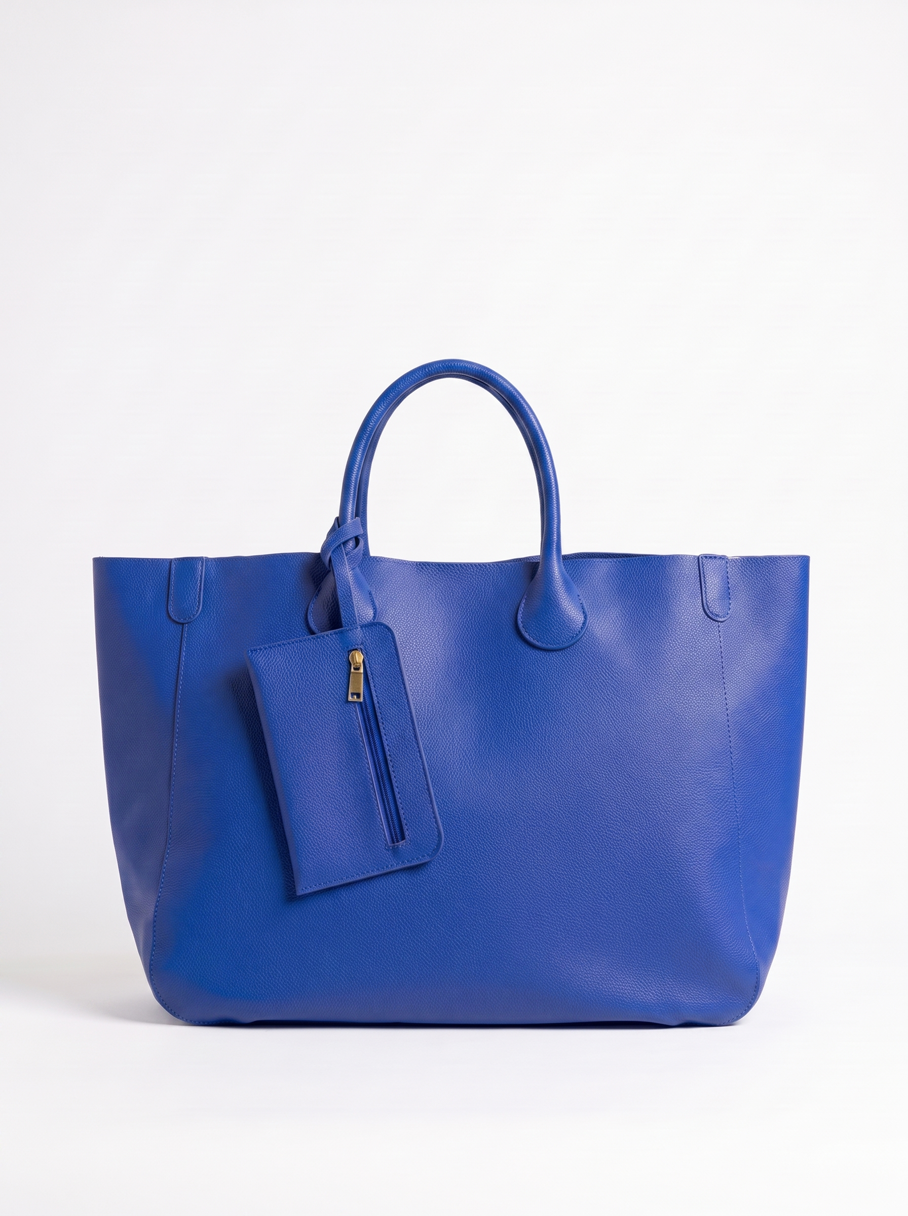 Rosaline Women's Large Vegan Leather Tote Bag, Structured Work Shoulder Bag
