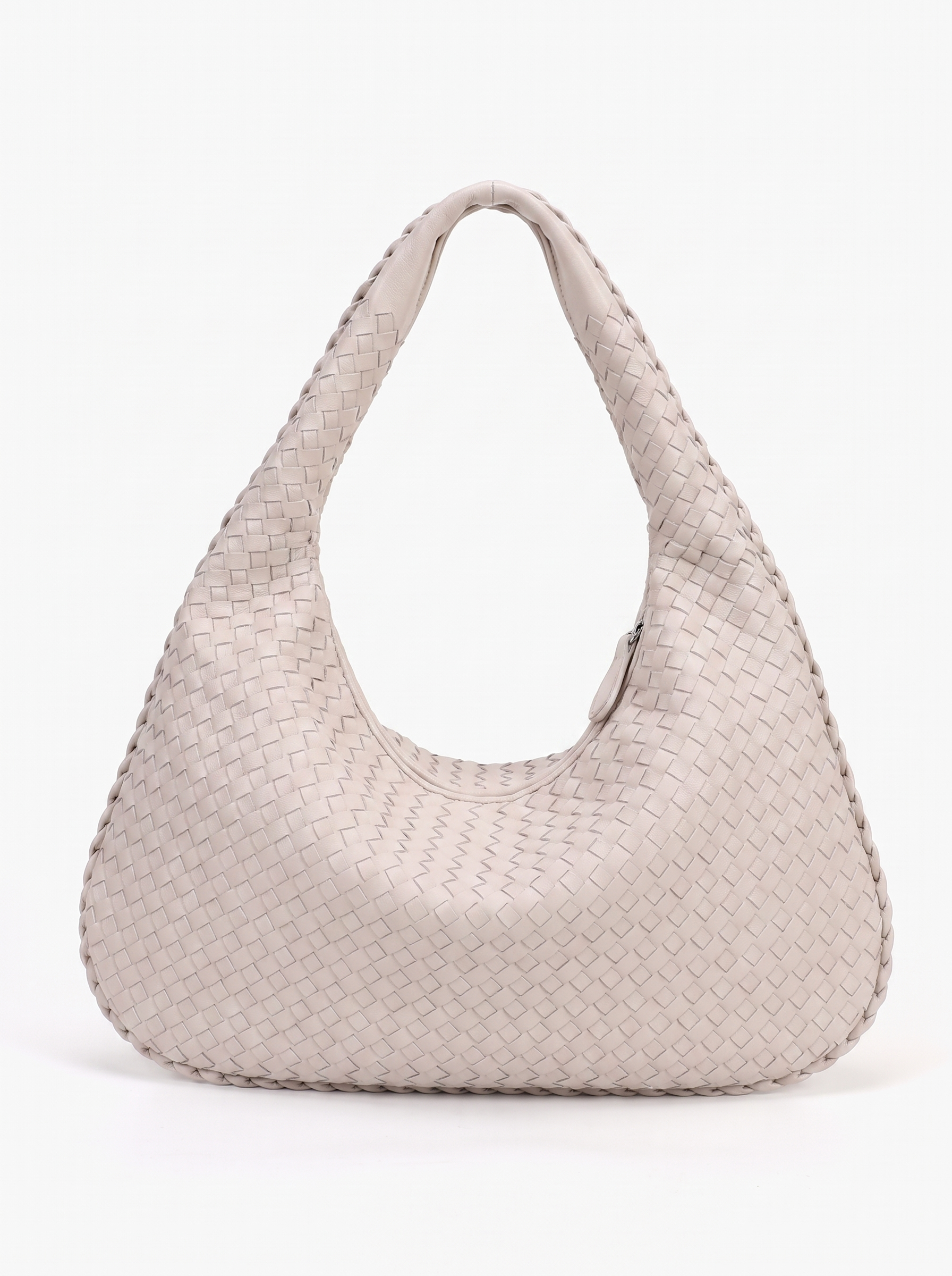 Blythe Women's Woven Vegan Leather Hobo Bag, Relaxed Shoulder Bag