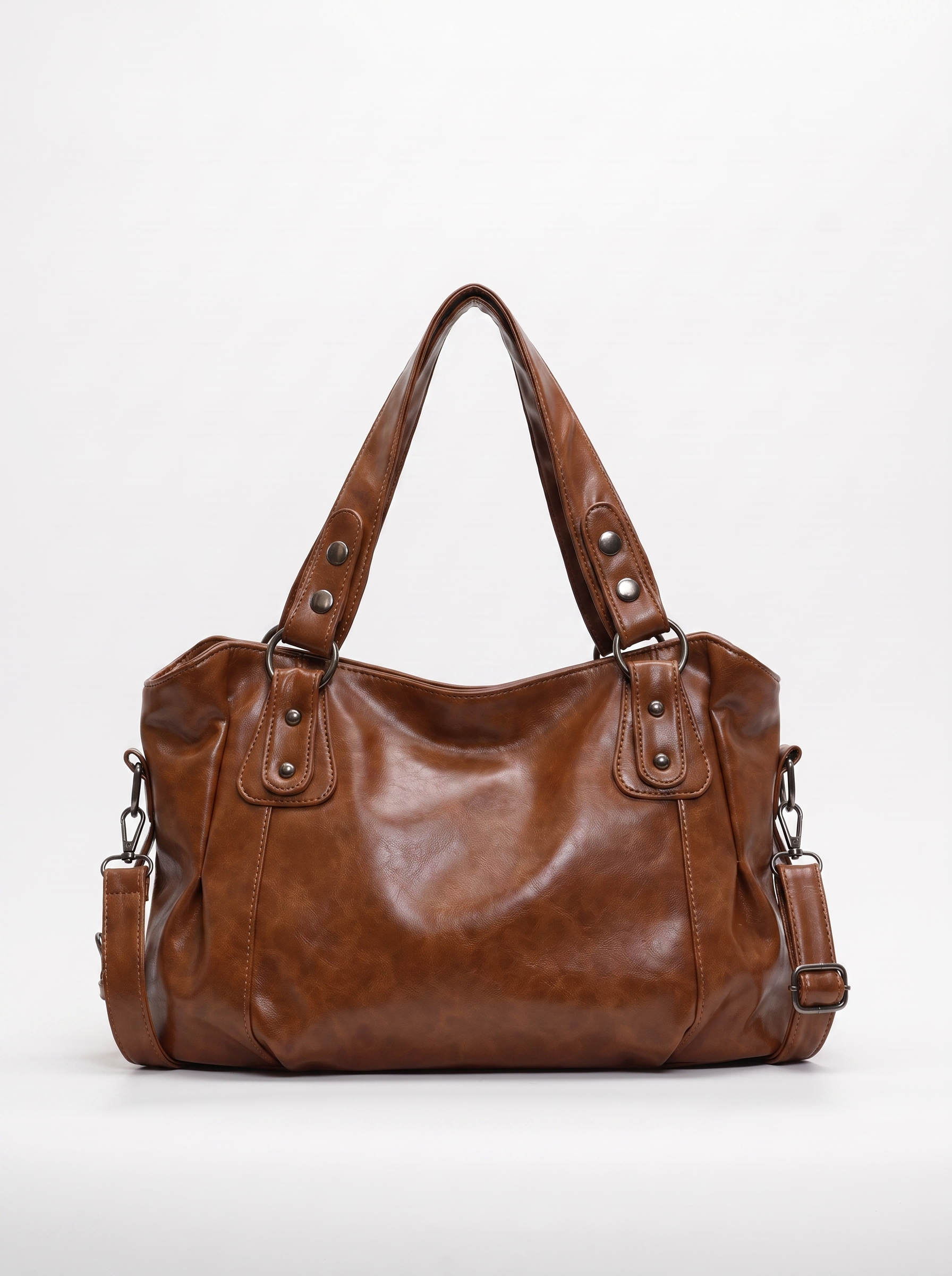Lorna Women's Vegan Leather Crossbody Bag, Multi-Pocket Shoulder Bag