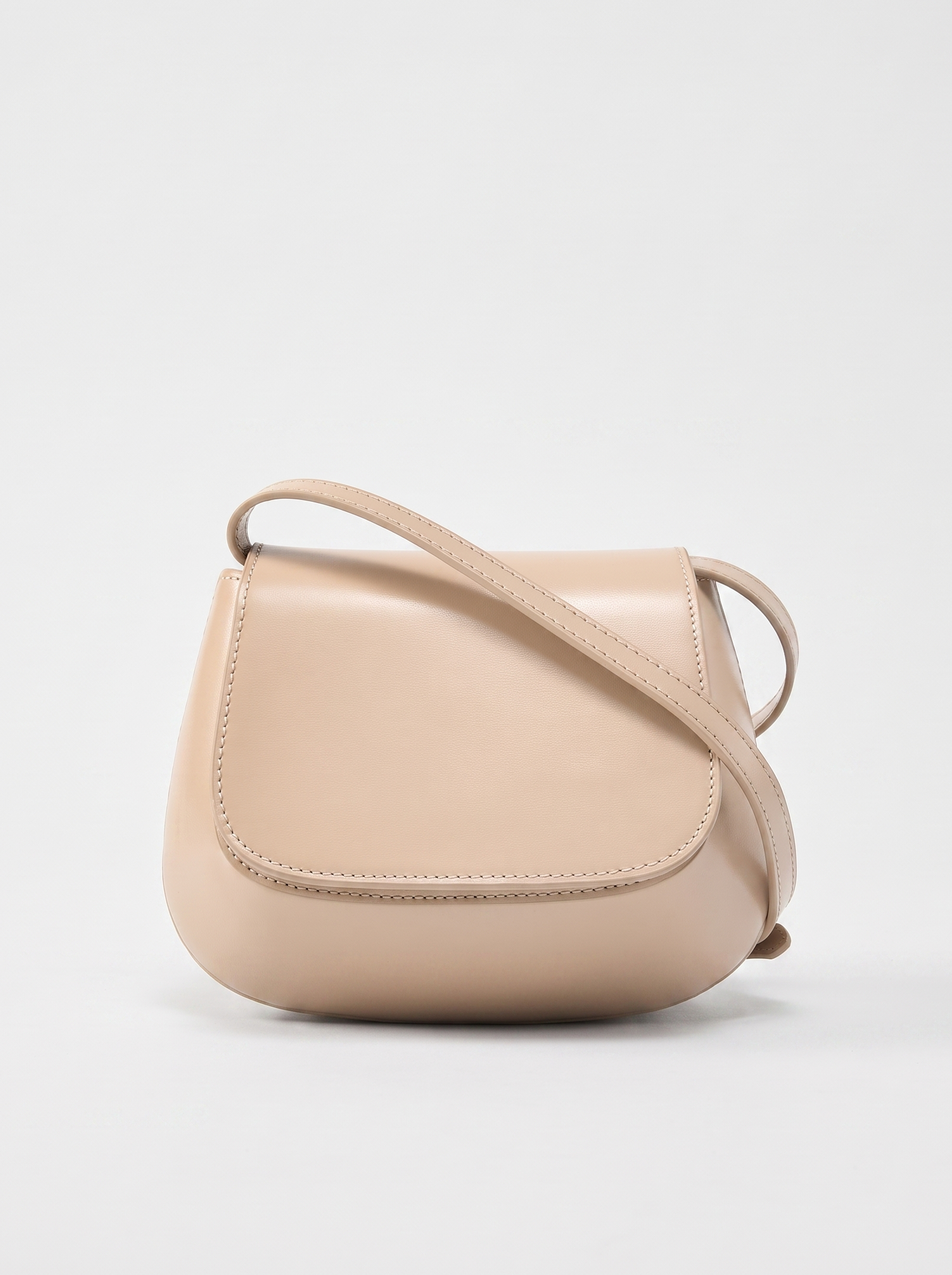 Morag Women's Leather Crossbody Bag, Saddle Flap Shoulder Bag