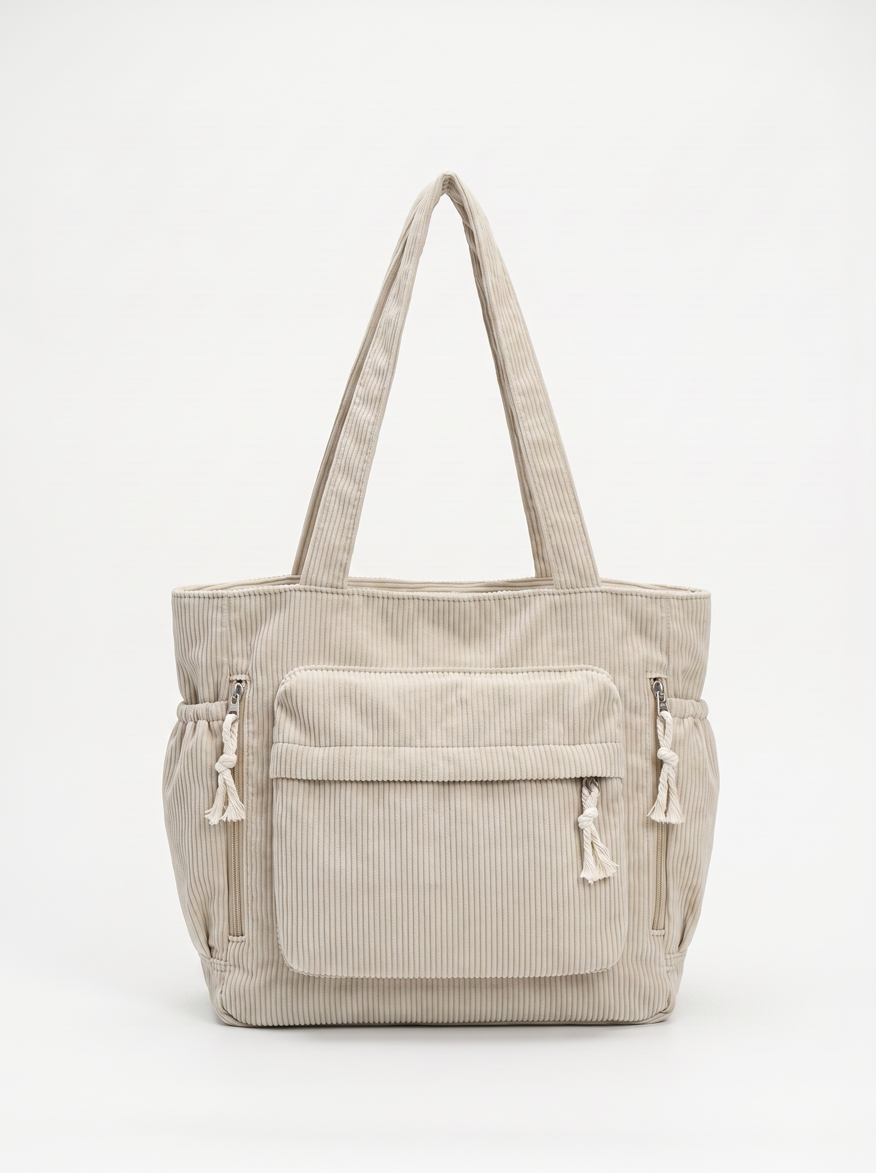 Cecily Women's Corduroy Tote Bag, Large Autumn Shoulder Bag