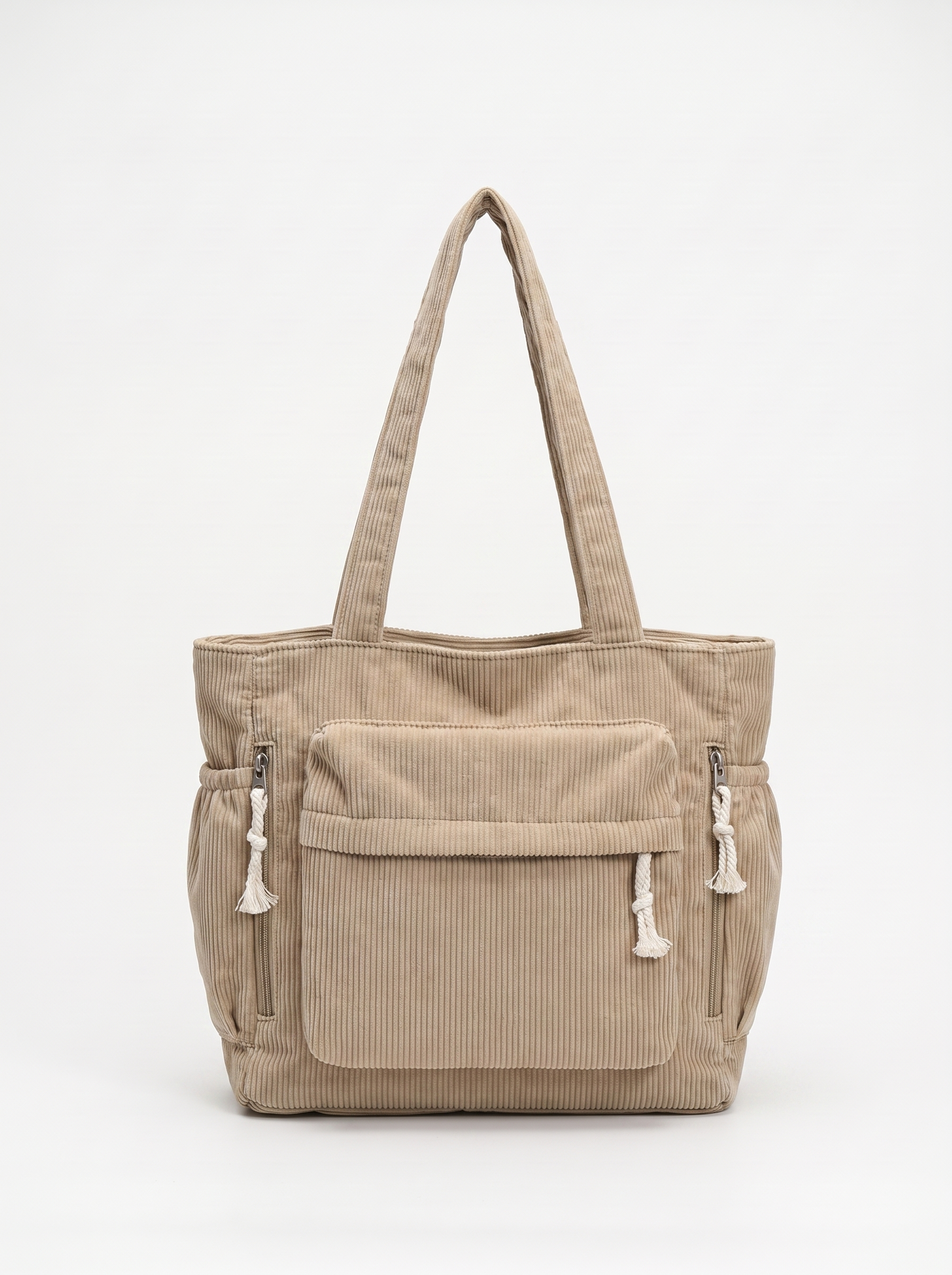 Cecily Women's Corduroy Tote Bag, Large Autumn Shoulder Bag