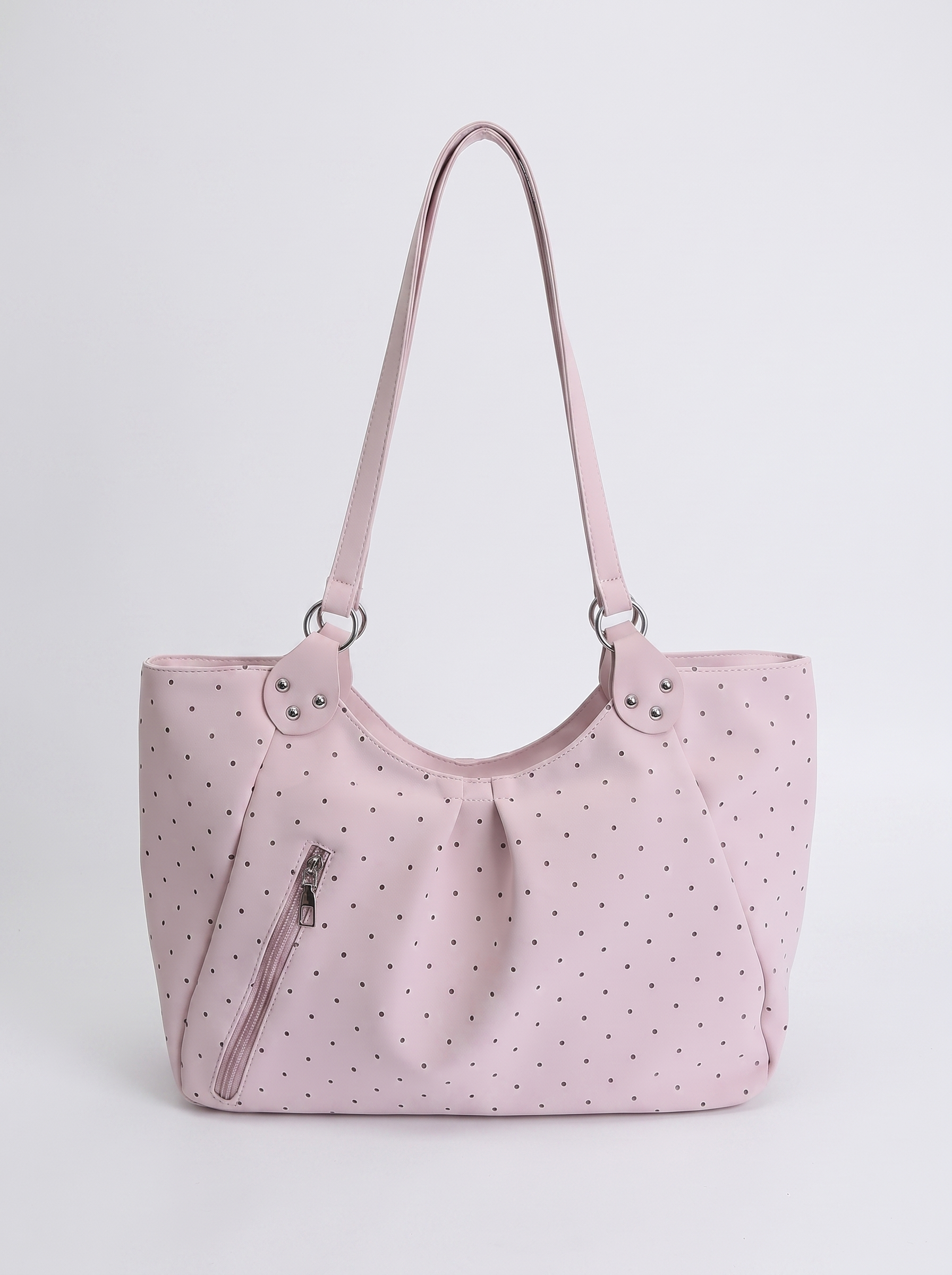 Brighid Women's Polka Dot Tote Bag, Vintage Shoulder Bag