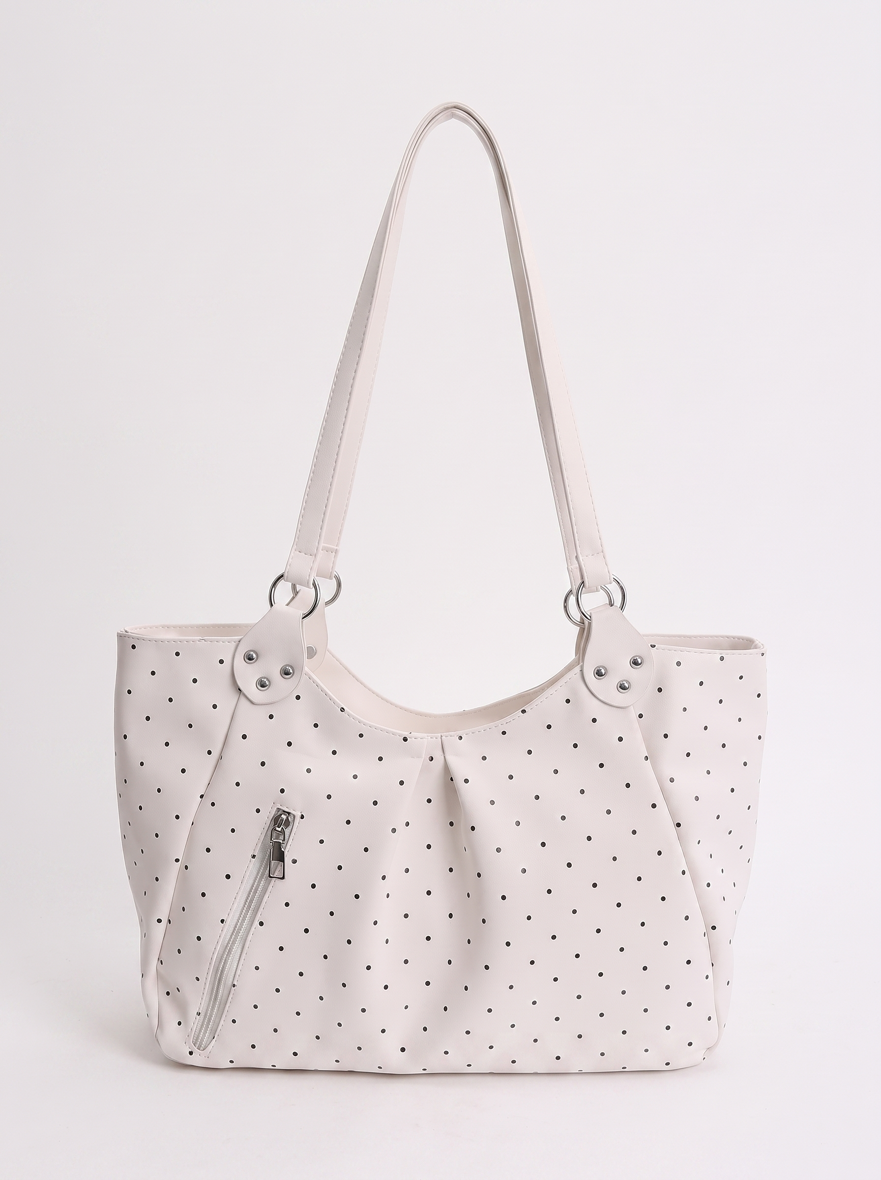 Brighid Women's Polka Dot Tote Bag, Vintage Shoulder Bag