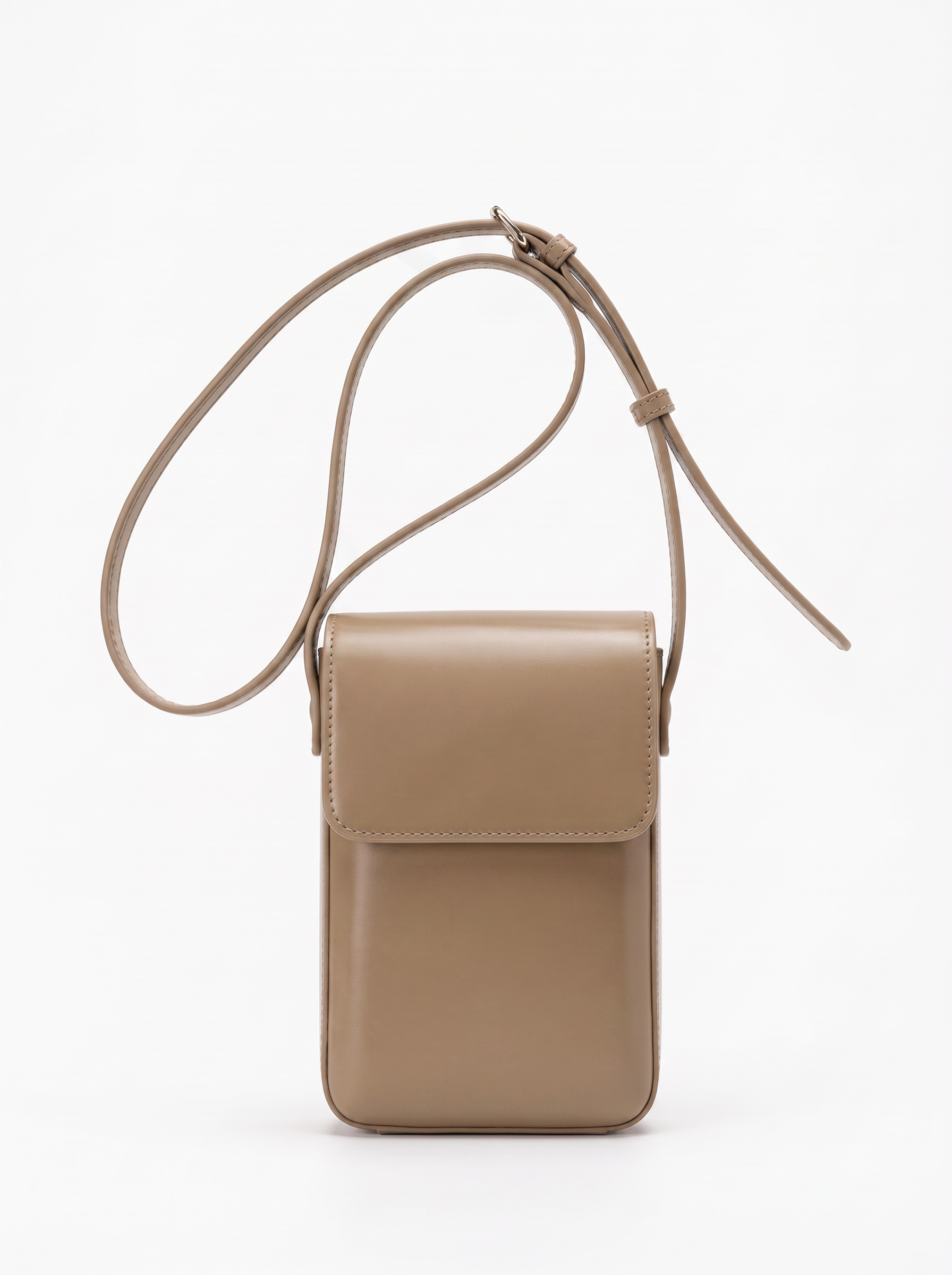 Marnie Women's Mini Faux Leather Crossbody Bag, Vintage Flap Satchel