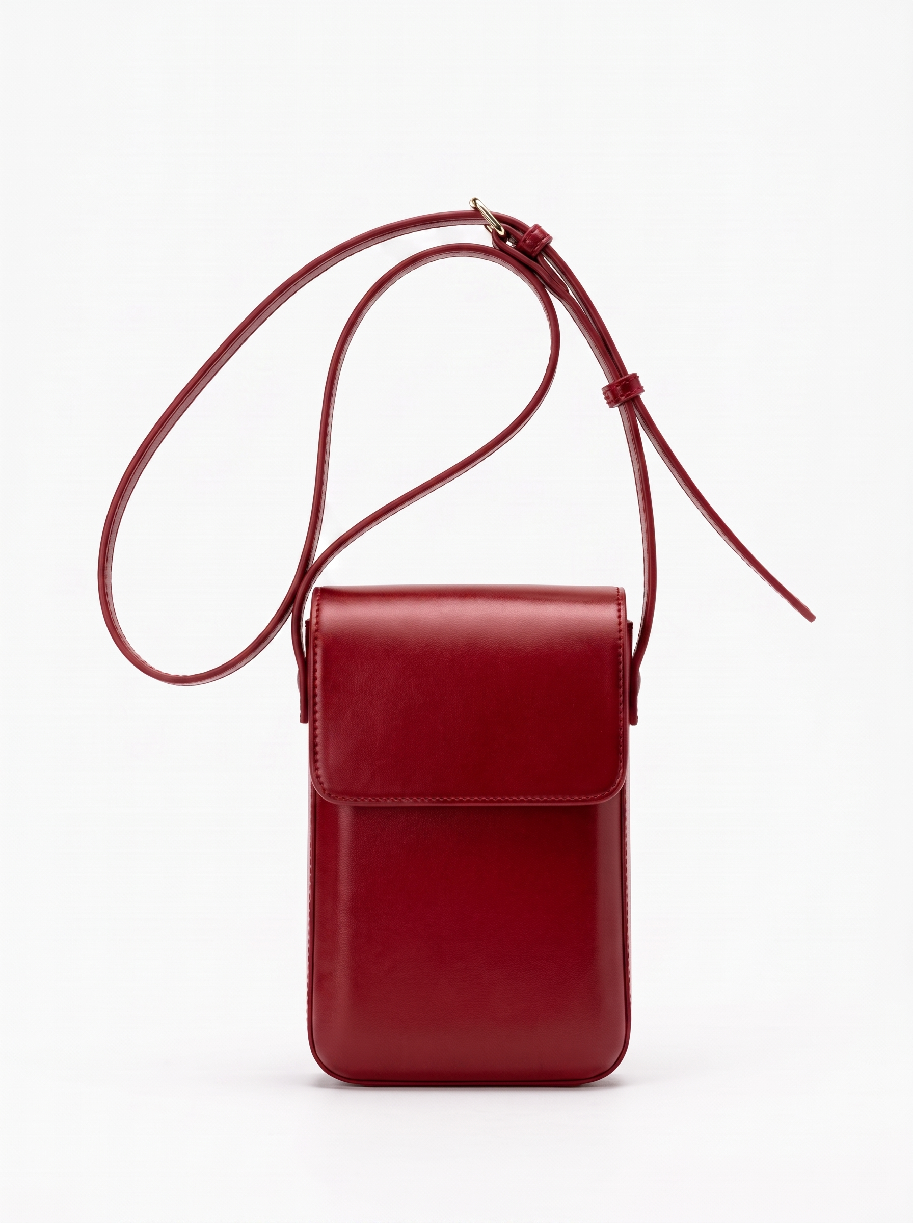 Marnie Women's Mini Faux Leather Crossbody Bag, Vintage Flap Satchel