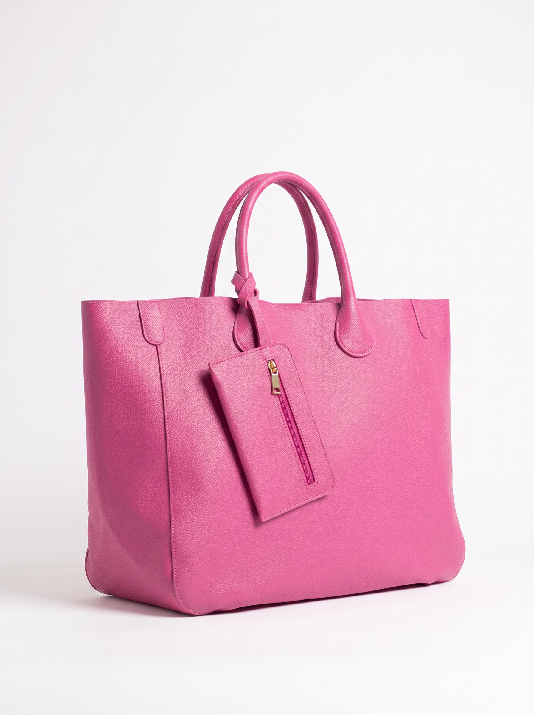 Rosaline Women's Large Vegan Leather Tote Bag, Structured Work Shoulder Bag