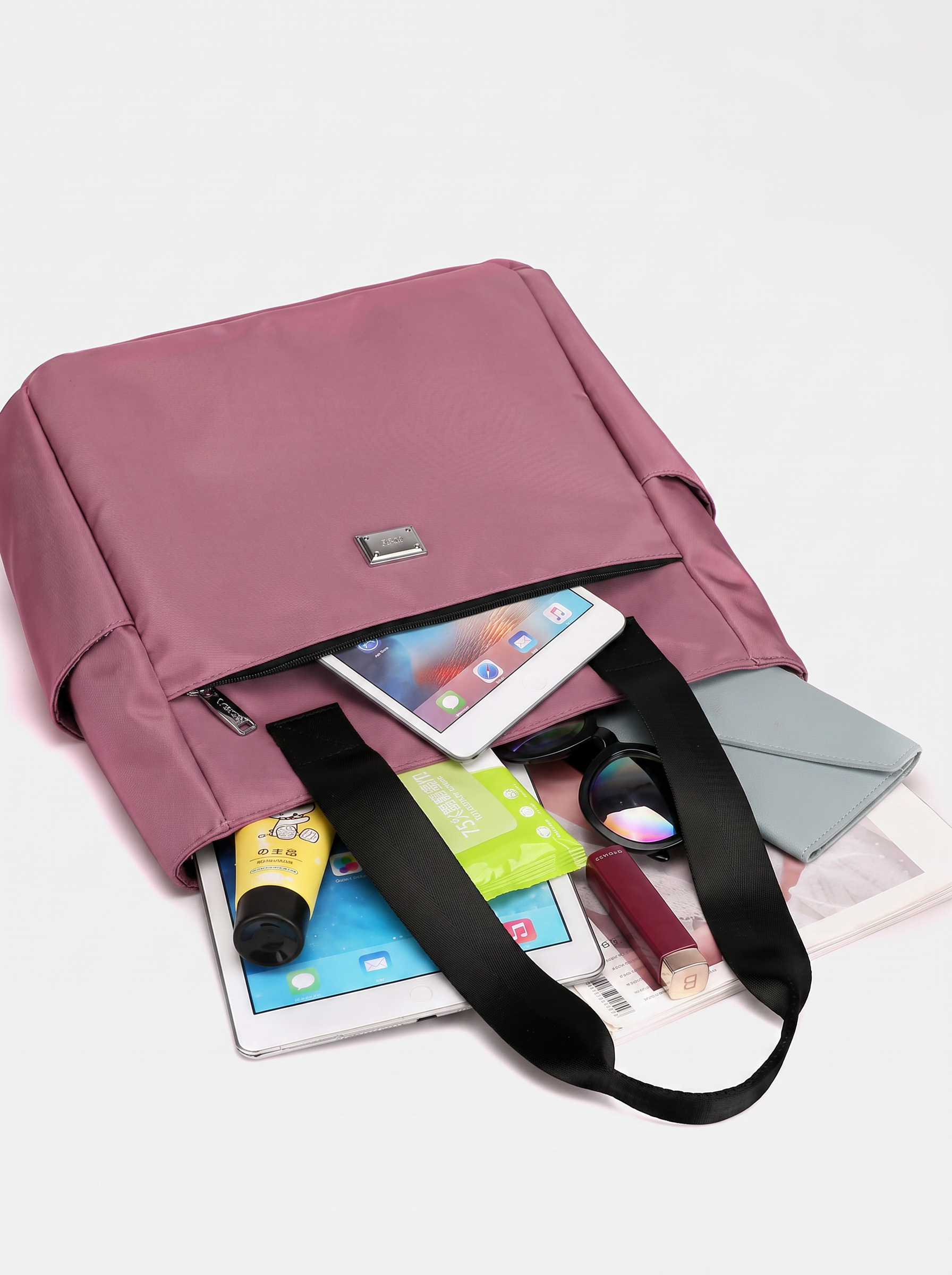Effie Women's Waterproof Nylon Tote Bag, Large Work Bag