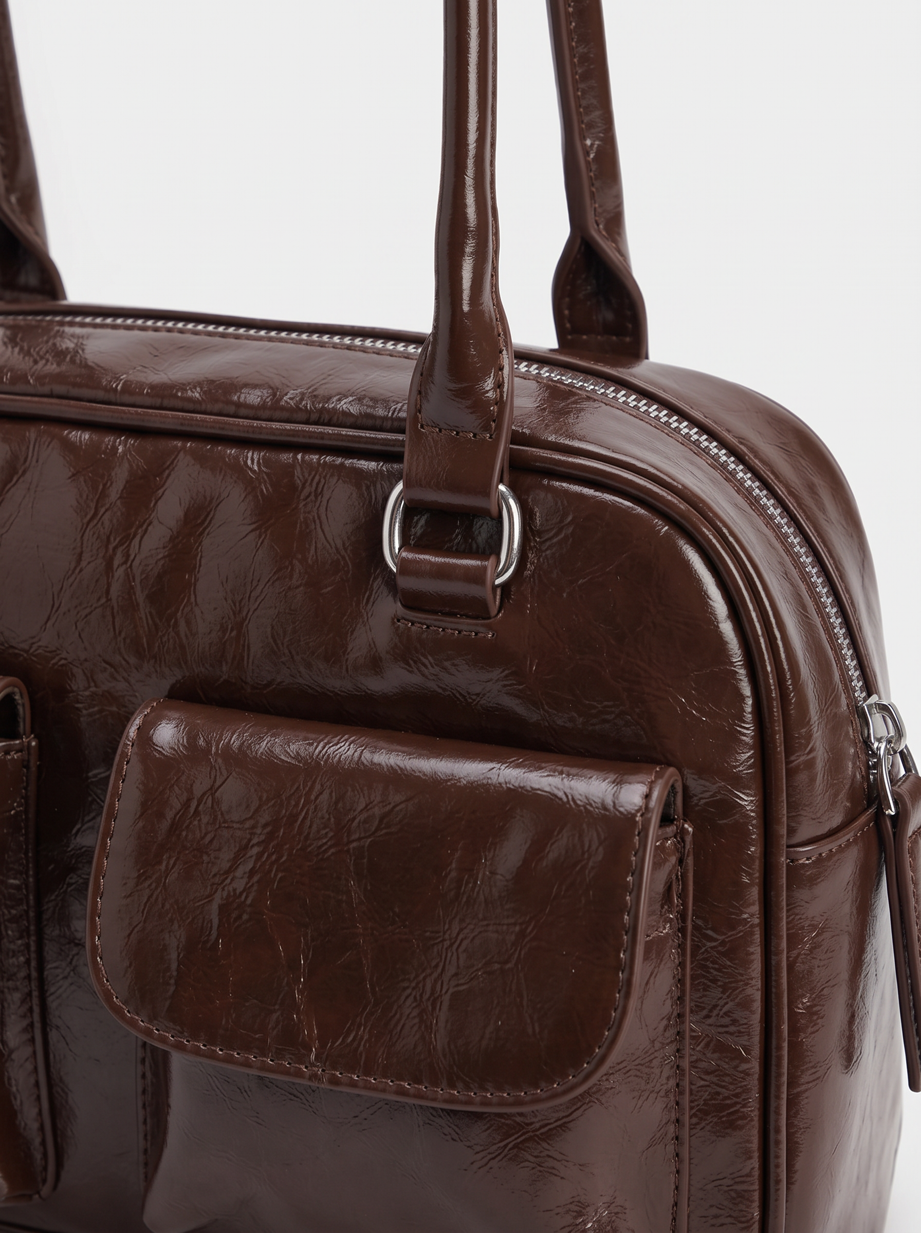 Elswyth Women's Faux Leather Tote Bag, Vintage Shoulder Bag