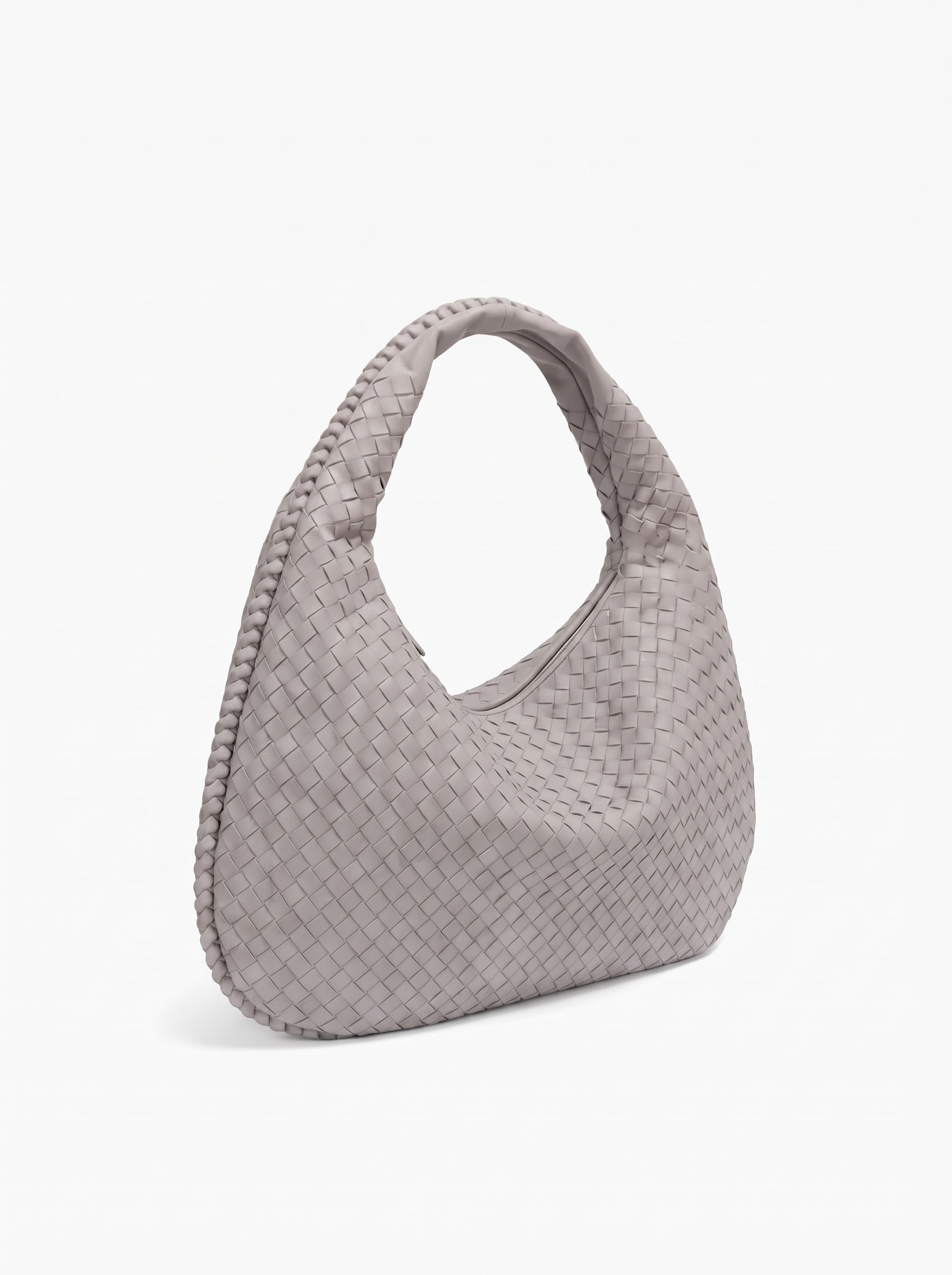 Florrie Women's Woven Faux Suede Hobo Bag, Oversized Shoulder Bag