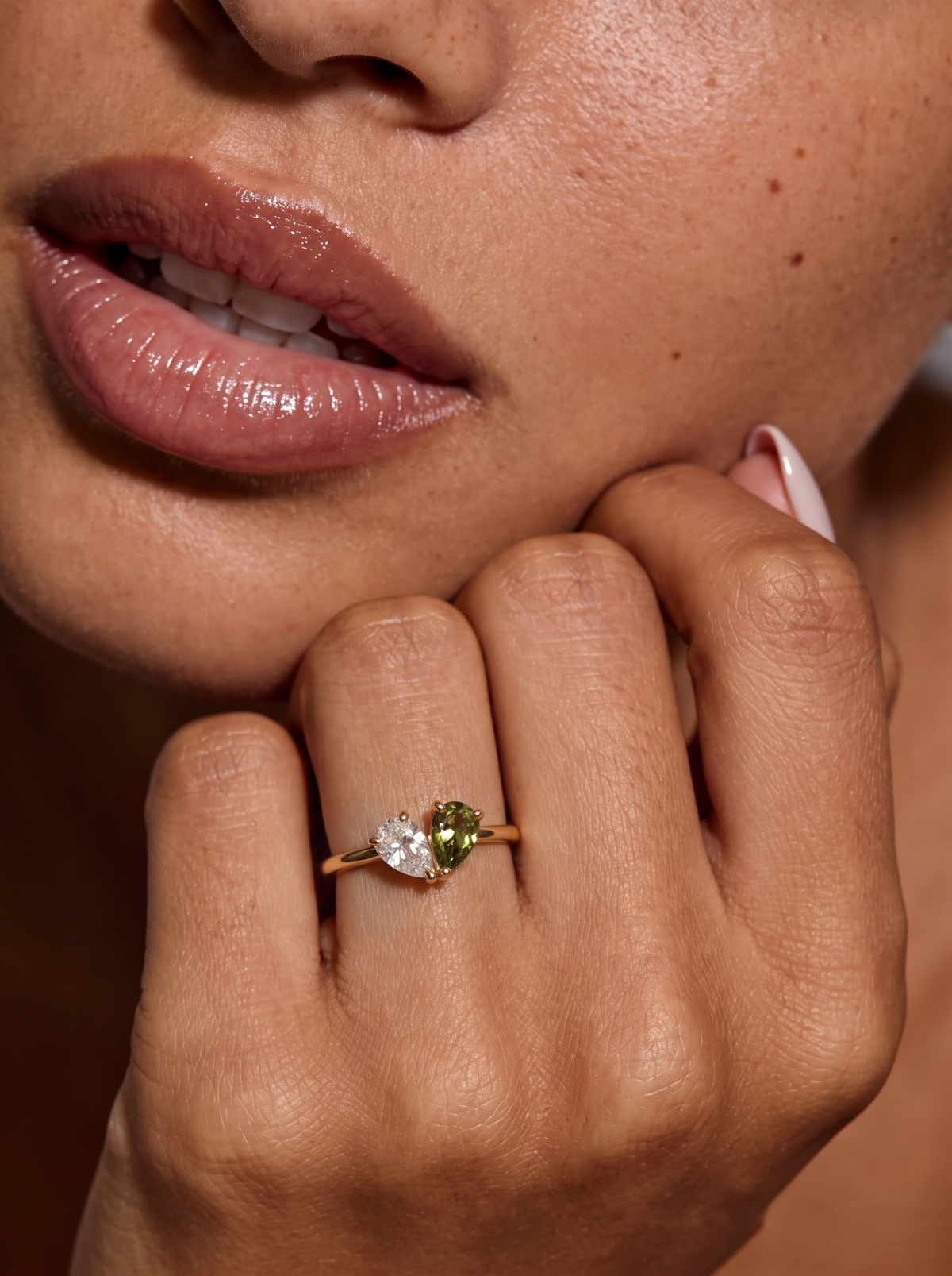 Luciana Women's Custom Birthstone Promise Ring