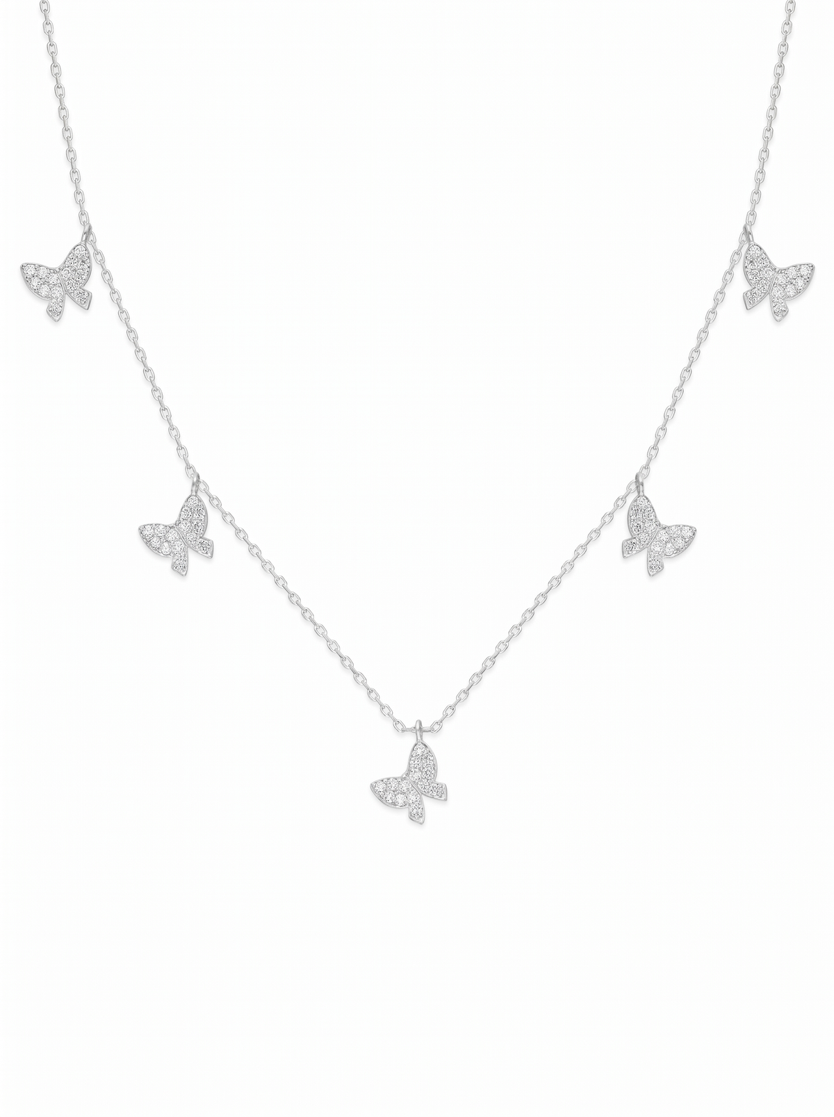Paloma Women's Dainty Butterfly Necklace