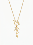 Cecilia Women's Custom Toggle Name Necklace