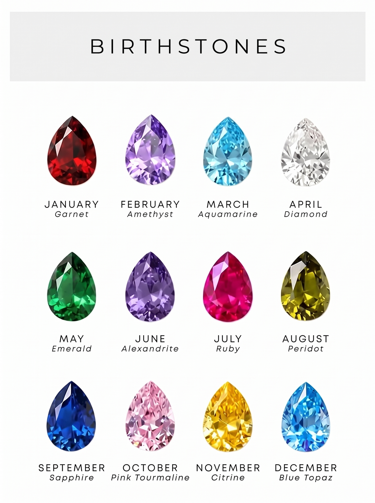 Francesca Women's Custom Birthstone Bracelet