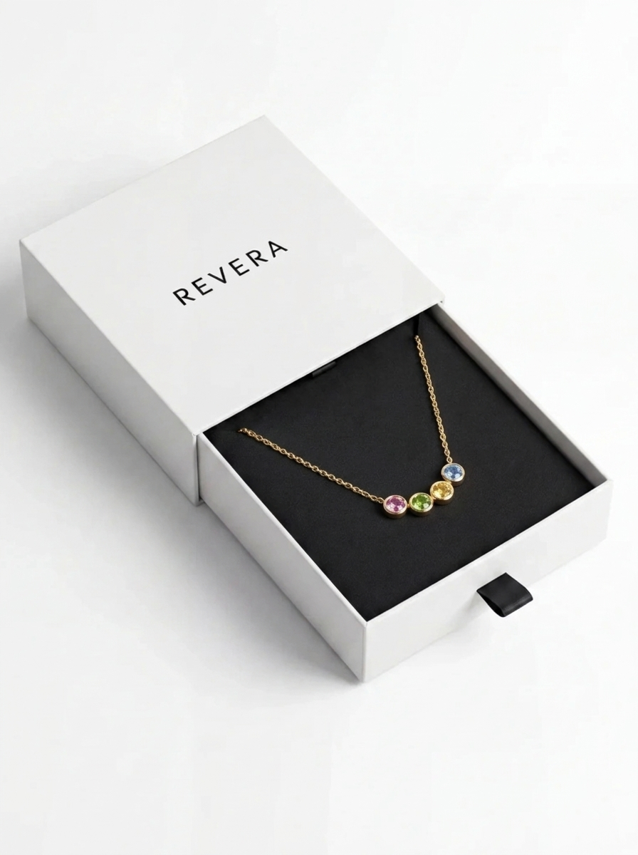 Brielle Custom Birthstone Necklace