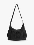 Ginebra Women's Water-Repellent Nylon Hobo Bag, Checkered Crossbody Bag