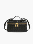 Dorrit Women's Woven Leather Crossbody Bag, Top Handle Bag