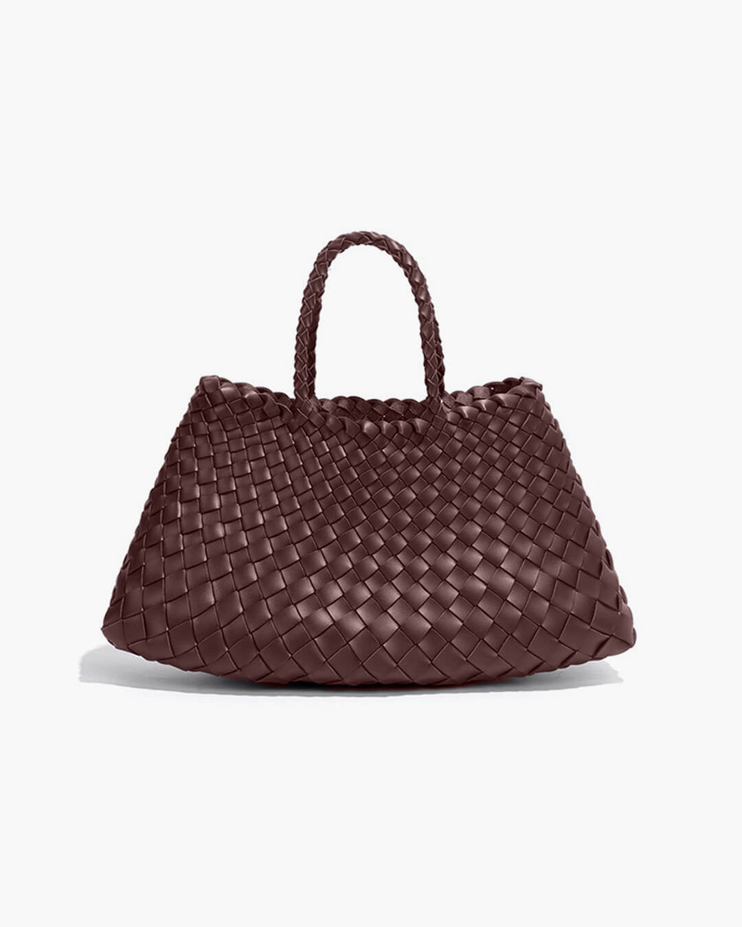 Rosalind Women's Woven Vegan Leather Crescent Bag, Large Shoulder Bag