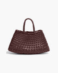 Rosalind Women's Woven Vegan Leather Crescent Bag, Large Shoulder Bag