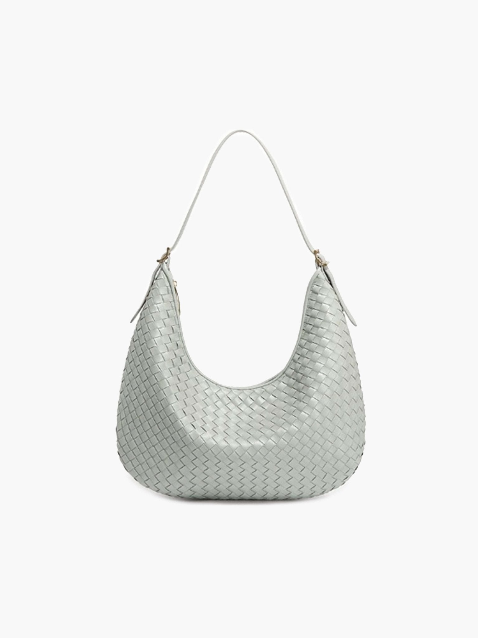 Una Women's Woven Leather Tote Bag, Large Work Bag