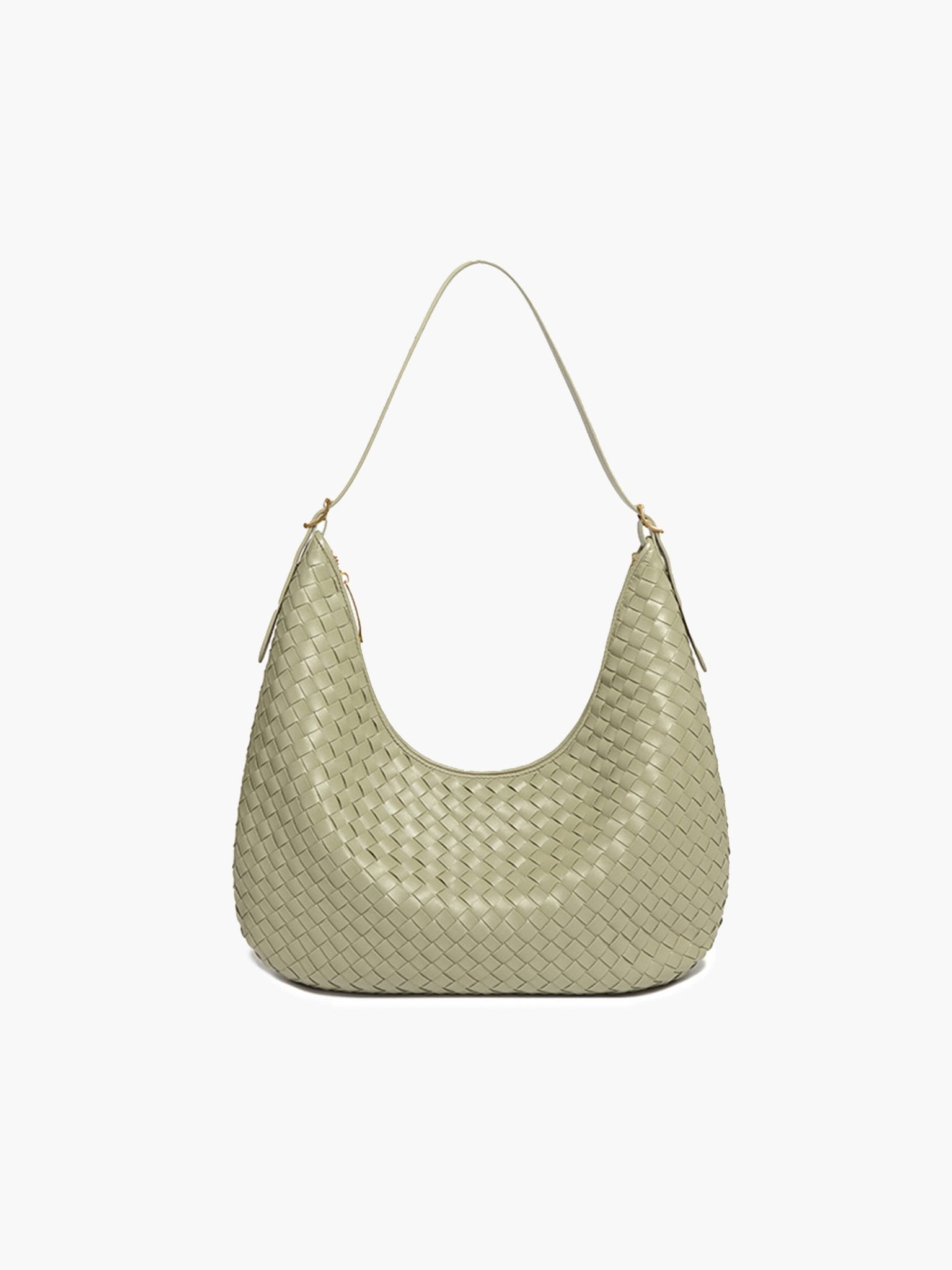 Una Women's Woven Leather Tote Bag, Large Work Bag