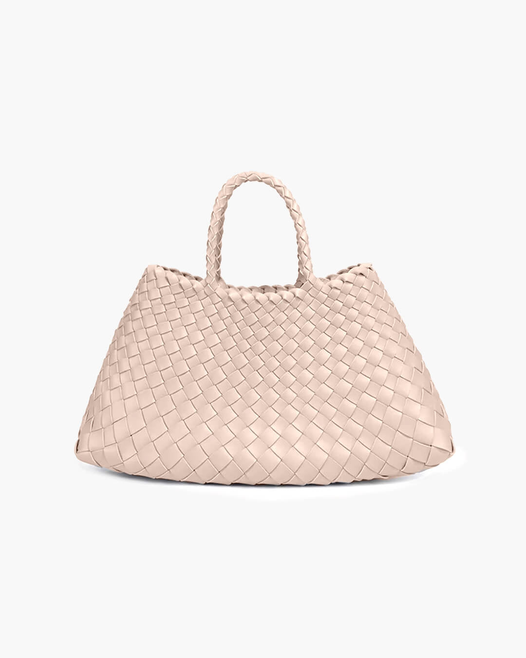 Rosalind Women's Woven Vegan Leather Crescent Bag, Large Shoulder Bag