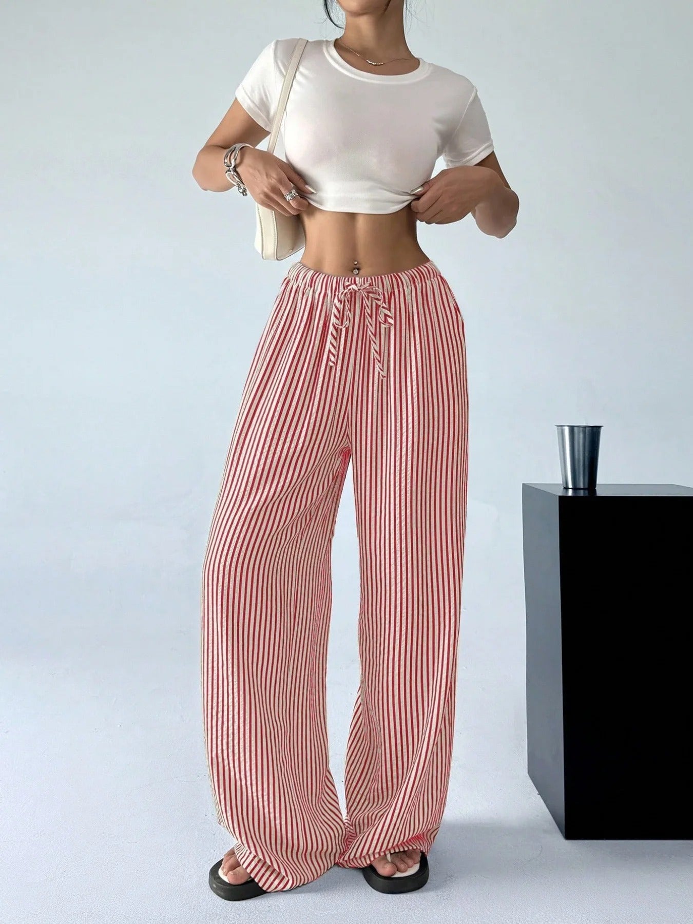 Harper Striped Wide Leg Women’s Pants