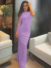 Kaia One Shoulder Drape Maxi Sundress