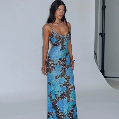 Celestine Floral Bodycon Wedding Guest Maxi Dress