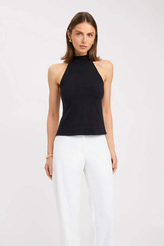 Vaela High Neck Halter Ladies Summer Top